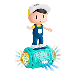 Kids dancing and lighting toy collection featuring penguin, duck, bunny, dog, and elephant musical toys from Toy Trendz JJR Mart.
