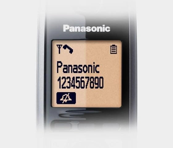Panasonic KX-TG3711SX digital cordless phone with 2.4GHz technology, caller ID, speakerphone, power failure talk system and 100-name phonebook.