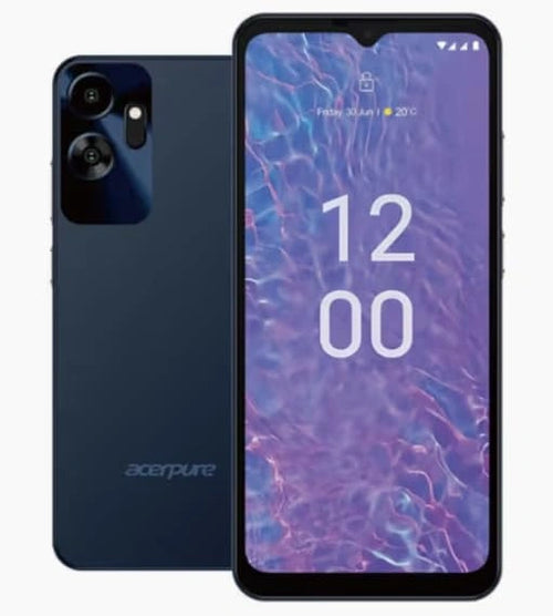 Acerpure Acerone Liquid 4G Smartphone Blue color with 6.5-inch IPS Display, 20MP Rear Camera, 5000mAh Battery and Android 14.
