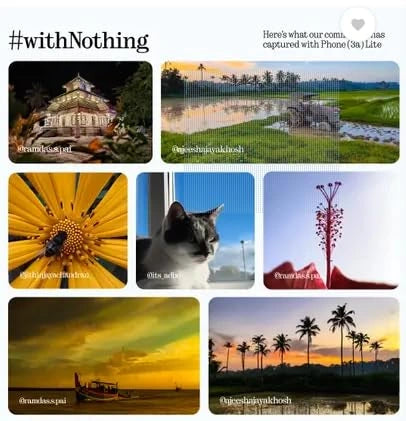 Nothing Phone (3a) Lite 5G with Glyph Interface, 120Hz AMOLED Display, 50MP Triple Camera, MediaTek Dimensity 7400 and 33W Fast Charging available at JJR MART Thoothukudi.