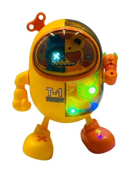 Interactive Dancing Cat Robot Toy with LED Lights, Music, Walking & Obstacle Avoidance for Kids | Toy Trendz JJR Mart
