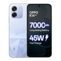 OPPO K14 5G smartphone with 7000mAh battery, 45W fast charging, 50MP camera and IP69 protection