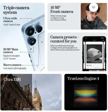 Nothing Phone (3a) Lite 5G with Glyph Interface, 120Hz AMOLED Display, 50MP Triple Camera, MediaTek Dimensity 7400 and 33W Fast Charging available at JJR MART Thoothukudi.