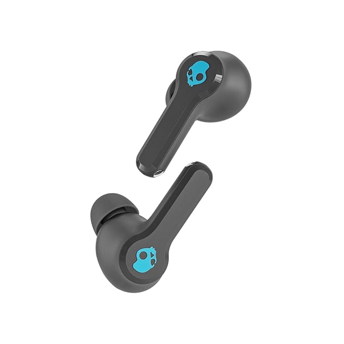 Skullcandy Ink'D True Wireless Earbuds Grey Matte with 48 Hours Battery, Quad Mic ENC, Bluetooth 5.4 and Rapid Charging - JJR Mart