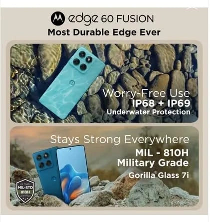 Motorola Edge 60 Fusion 5G 12GB RAM 256GB ROM
