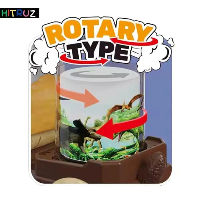 Triceratops Dinosaur Spray Truck Toy with Mist Spray, LED Lights, Music, Moving Mouth & Bump Go Action | Toy Trendz JJR Mart