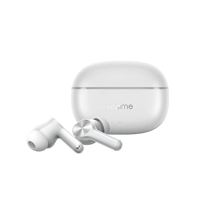 realme Buds T200 Lite Storm Grey Bluetooth True Wireless Earbuds with 12.4mm Dynamic Bass Driver, 4-Mic AI ENC, 48 Hours Playback, Bluetooth 5.4 and Google Fast Pair - JJR Mart