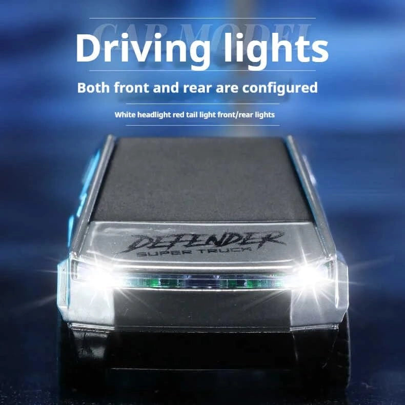 Mini RC Car 2.4GHz remote control metal toy car with controller, alloy body, lighting effects and speed control for kids age 6+ available at Toy Trendz and JJR Mart