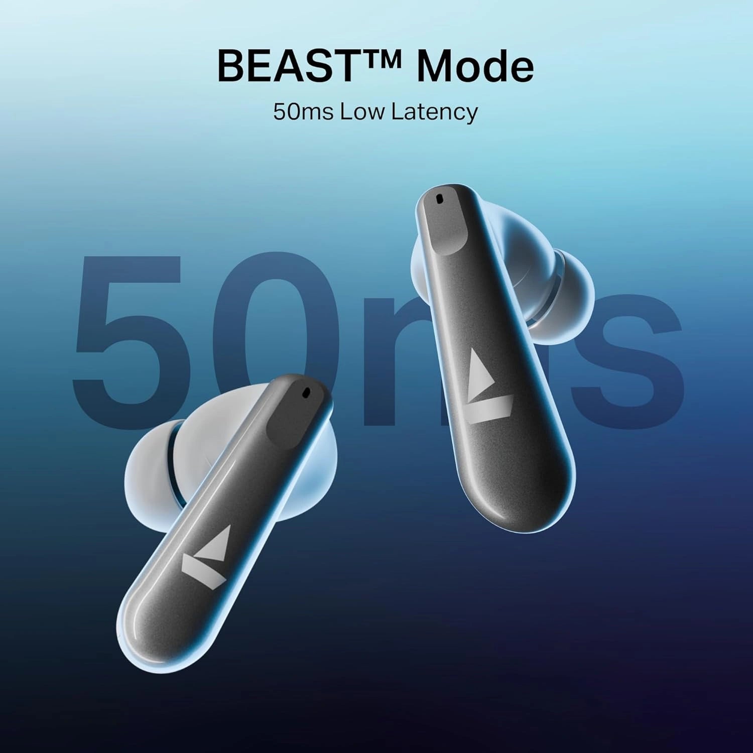 boAt Airdopes 513 ANC True Wireless Earbuds Ivory Glow with 32dB ANC, 65 Hours Playback, Bluetooth v6.0 and AI-ENx Quad Mics - JJR Mart