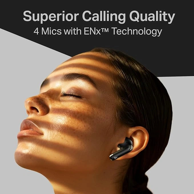 boAt Airdopes 219 Wireless Bluetooth Earbuds with Quad Mic ENx Technology, 40 Hours Battery, BEAST Gaming Mode, Bluetooth 5.4