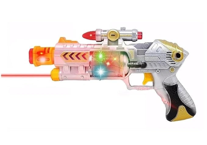 Infrared Laser Sound Gun Toy with LED Lights and Sound Effects for Kids | Toy Trendz by JJR Mart
