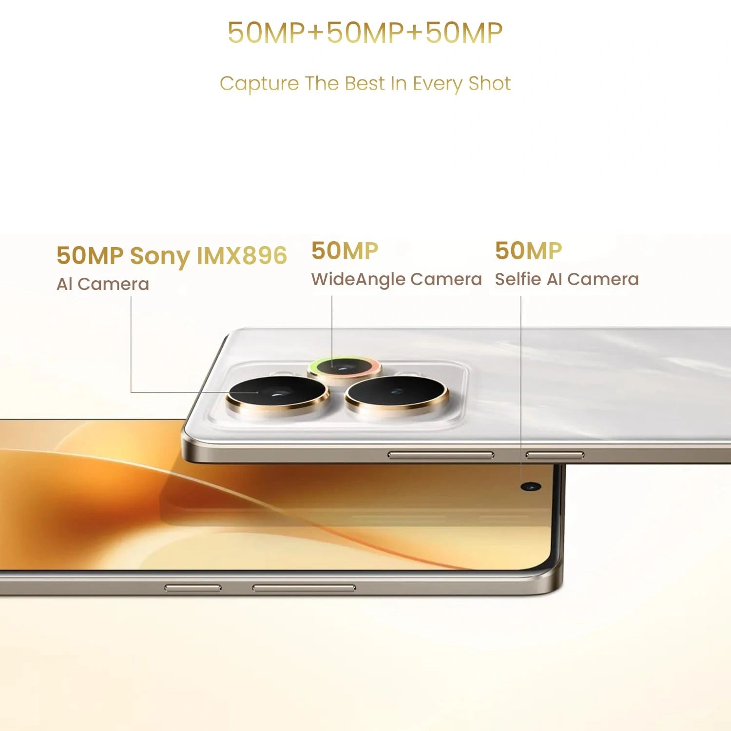 Realme 15 Pro 5G smartphone with Snapdragon 7 Gen 4 processor, 50MP dual rear cameras, 50MP selfie camera, 7000mAh battery, and 144Hz curved display.