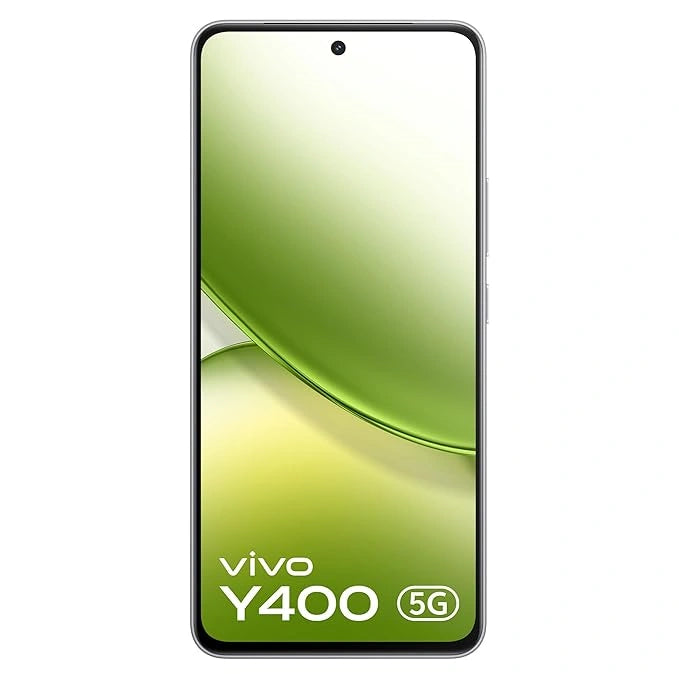 Vivo Y400 5G Pearl White 8GB RAM 128GB Storage smartphone available at JJR Mobiles JJR Mart