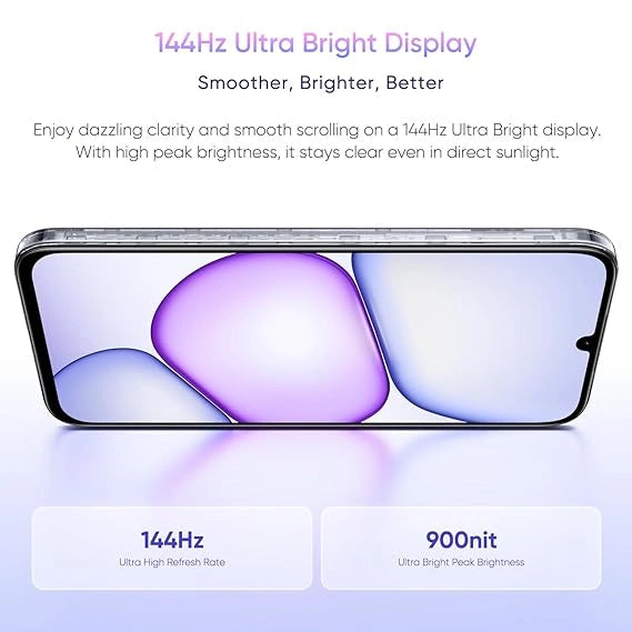 realme C83 5G smartphone with 7000mAh Titan Battery, 144Hz Ultra Bright Display, Dimensity 6300 5G processor, 6GB RAM and 128GB storage