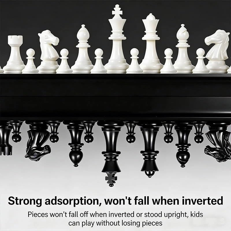 Portable Magnetic Chess Board Game with Foldable Board and Magnetic Chess Pieces | Toy Trendz by JJR MART