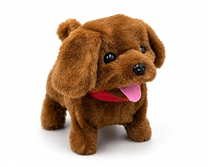 Walking & Barking Musical Plush Dog