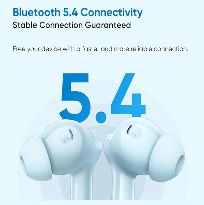 realme Buds T200x True Wireless Earbuds Pure Black with 25dB ANC, 12.4mm Bass Drivers, Bluetooth 5.4, Quad Mic AI ENC and 48 Hours Battery - JJR Mart