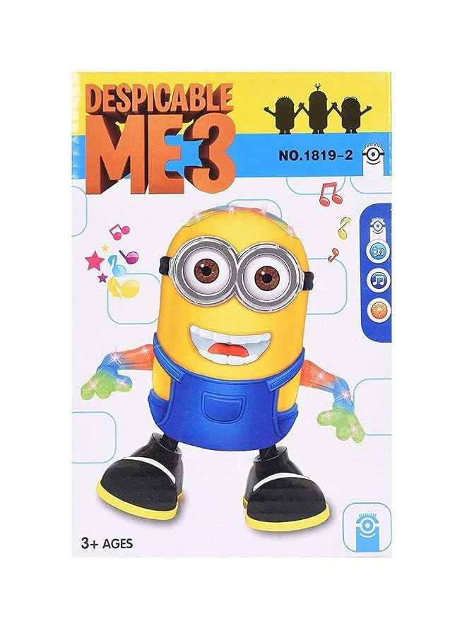 Dancing Minion Toy with Music, Flashing LED Lights & Moving Hands for Kids | Toy Trendz JJR Mart