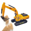 PLUSPOINT Musical Excavator Truck Toy with 360 Rotating Arm, Light and Music | Construction Vehicle for Kids | Toy Trendz JJR MART