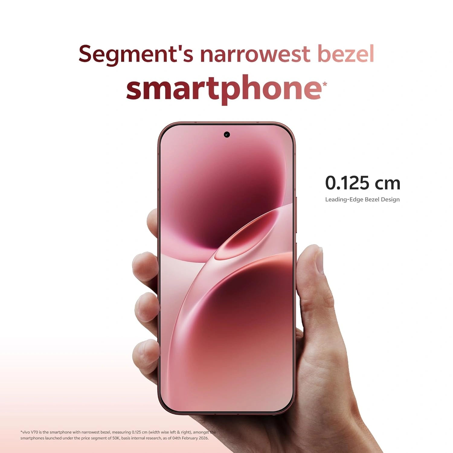 vivo V70 5G Activated Mobile with 50MP ZEISS Night Telephoto Camera, Snapdragon 7 Gen 4 Processor, 1.5K OLED Display and Premium Metal Frame Design