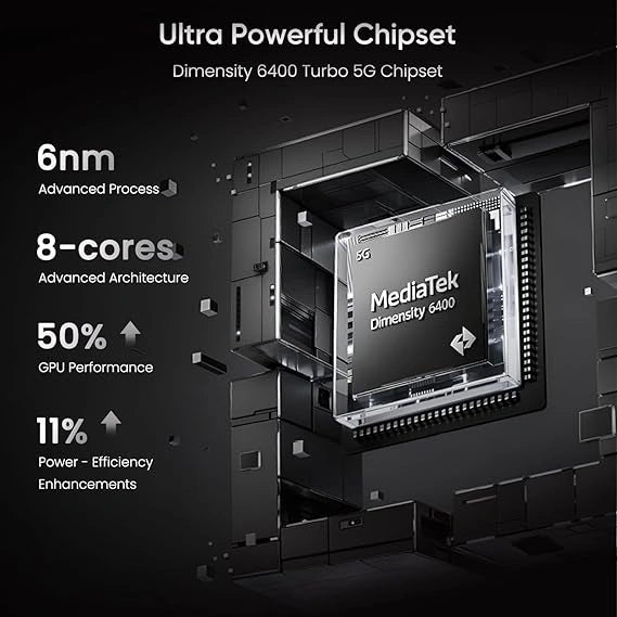 realme 16 5G Air Black with 7000mAh battery, 60W fast charging, AMOLED 120Hz display, 50MP AI camera and Dimensity 6400 Turbo processor