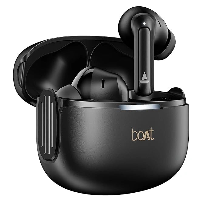 boAt Airdopes 219 Wireless Bluetooth Earbuds with Quad Mic ENx Technology, 40 Hours Battery, BEAST Gaming Mode, Bluetooth 5.4