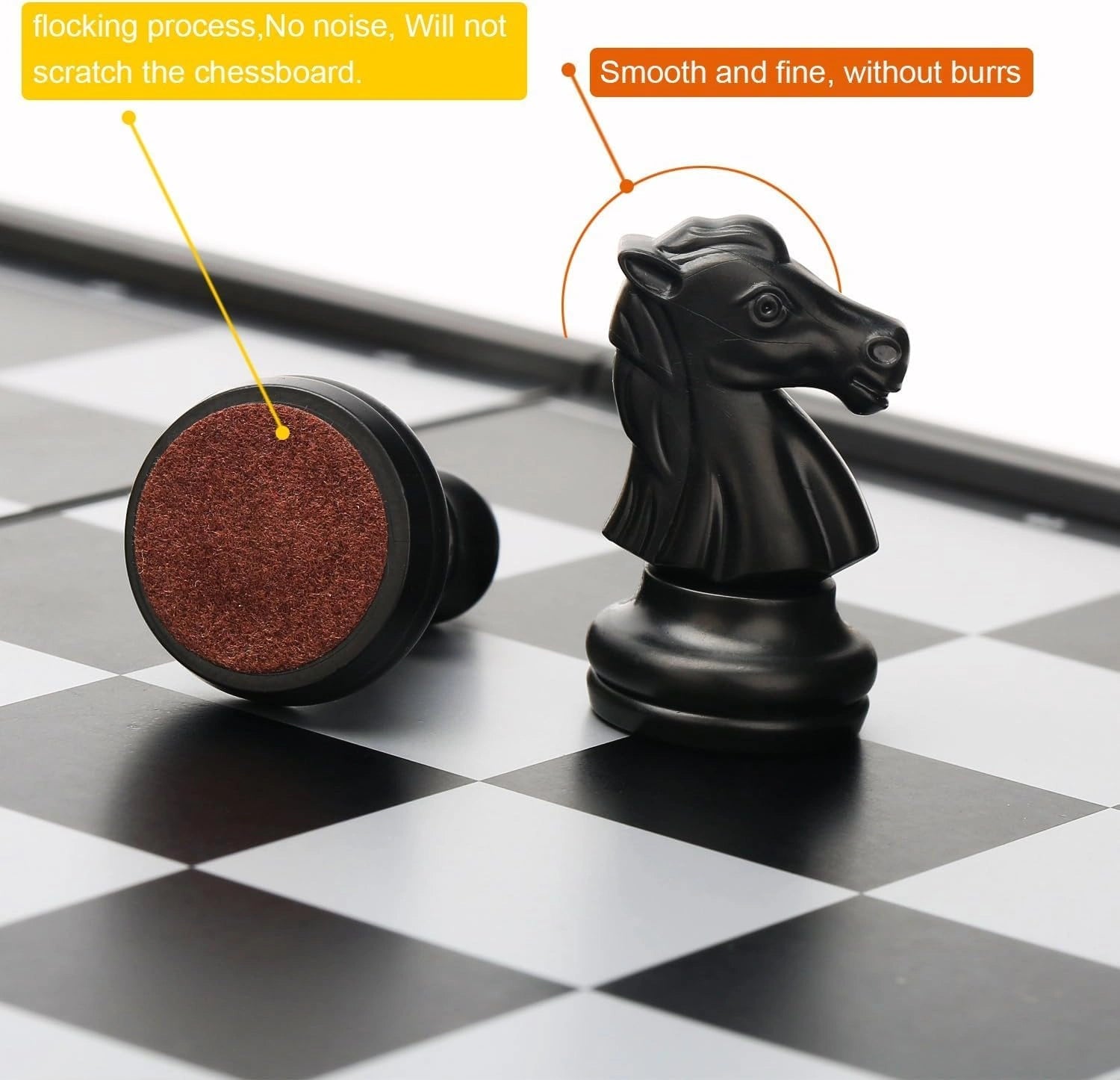 Portable Magnetic Chess Board Game with Foldable Board and Magnetic Chess Pieces | Toy Trendz by JJR MART