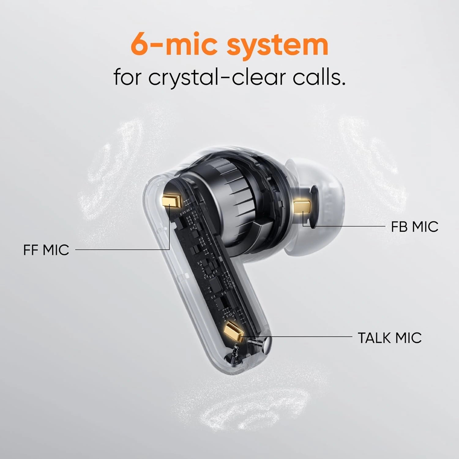 realme Buds T500 Pro Chocolate True Wireless Earbuds with 50dB ANC, 12.4mm Hi-Res Drivers, LHDC 5.0, Bluetooth 6.1, 56 Hours Playback and 6-Mic AI ENC - JJR Mart
