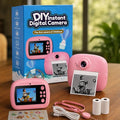 DIY Instant Digital Camera for Kids with Thermal Printer, 20MP Camera and 1080P Video Recording | Toy Trendz by JJR MART