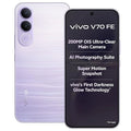 vivo V70 FE 5G Northern Lights Purple with 200MP OIS Camera, 7000mAh Battery, 90W FlashCharge and IP68 IP69 Water Resistance
