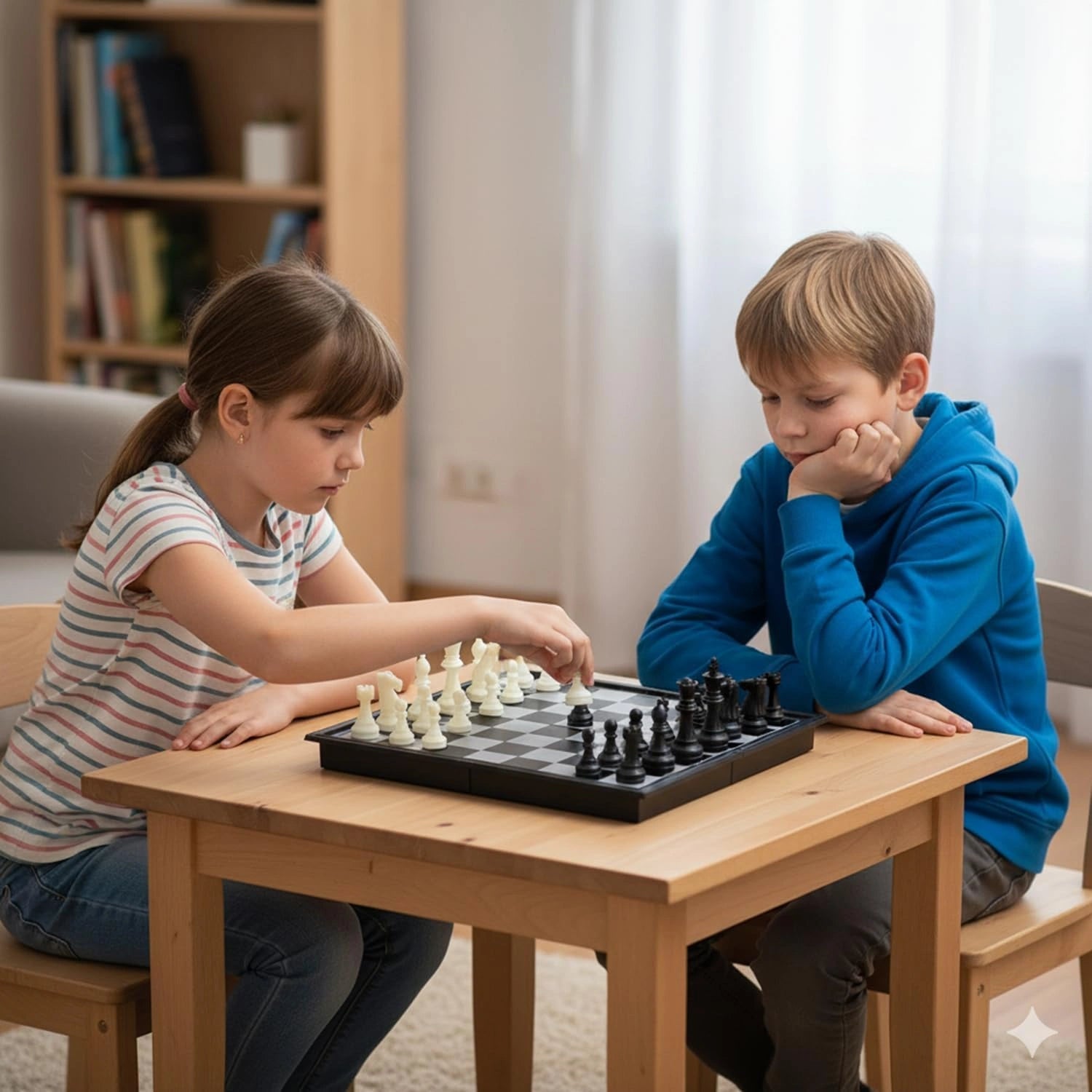 Portable Magnetic Chess Board Game with Foldable Board and Magnetic Chess Pieces | Toy Trendz by JJR MART