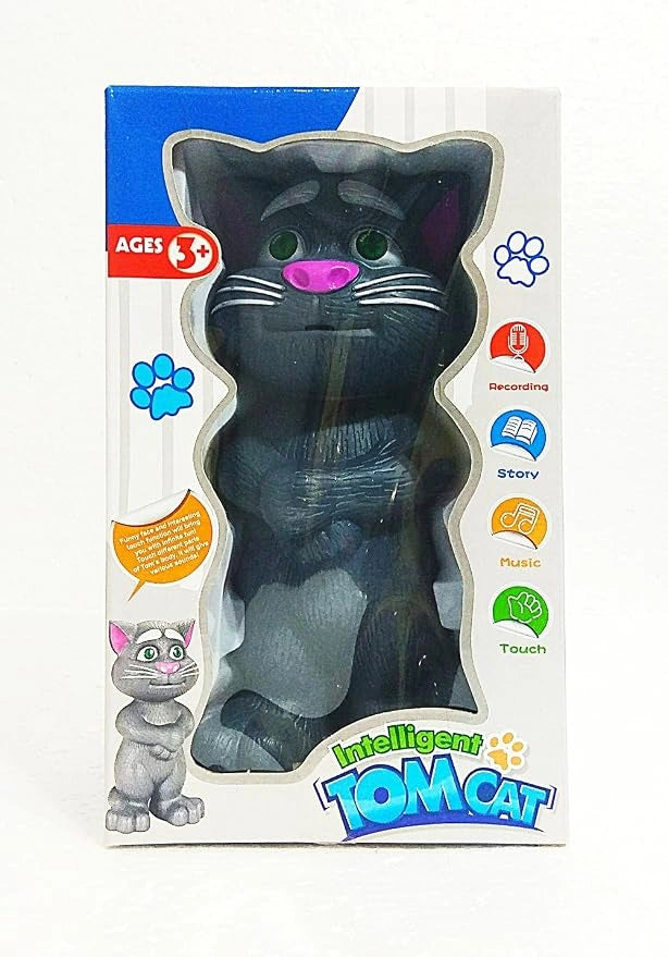 Intelligent Talking Tom Cat Interactive Voice Recording Toy for Kids | Toy Trendz by JJR MART