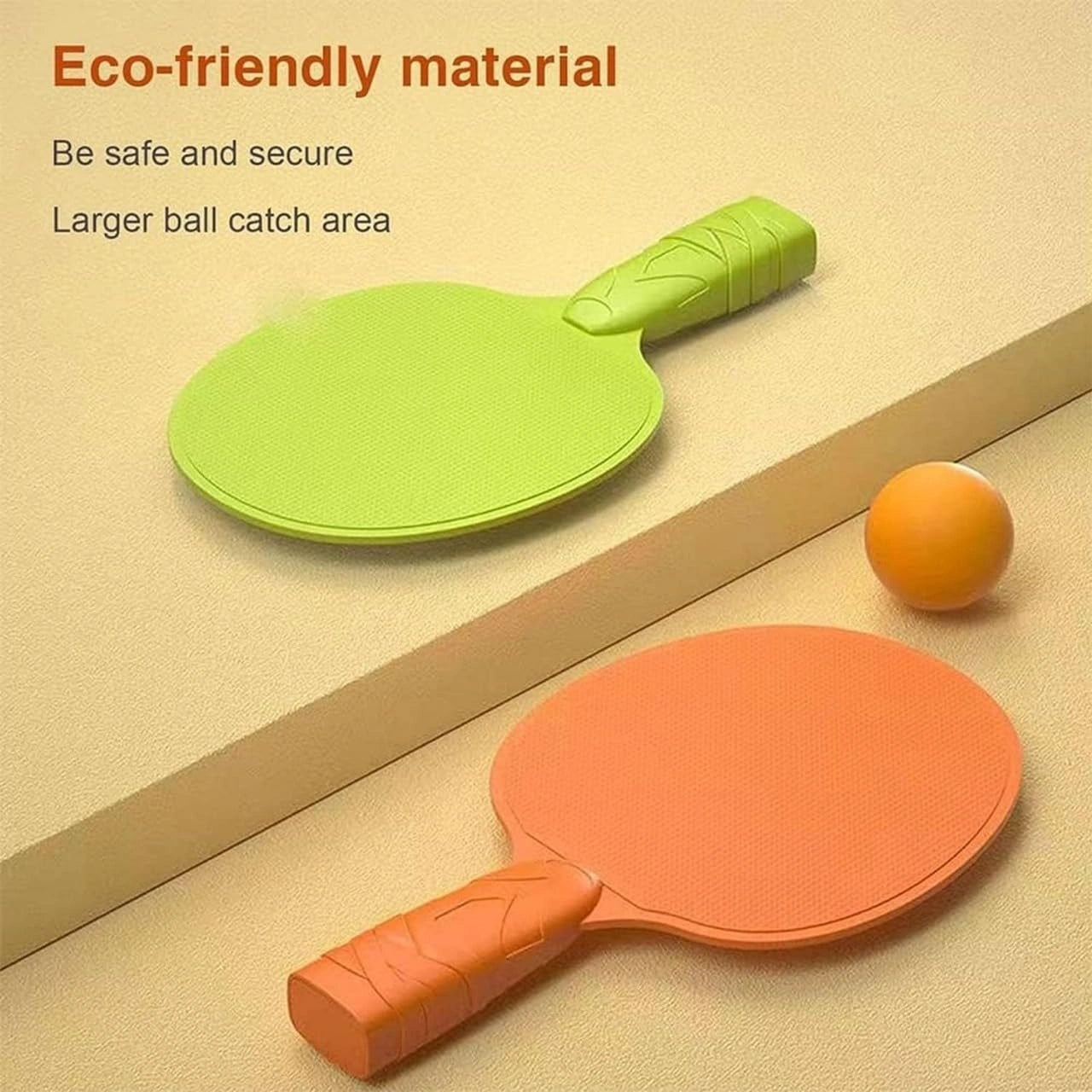Hanging Table Tennis Trainer Set with Adjustable Height and Ping Pong Paddles | Toy Trendz by JJR MART
