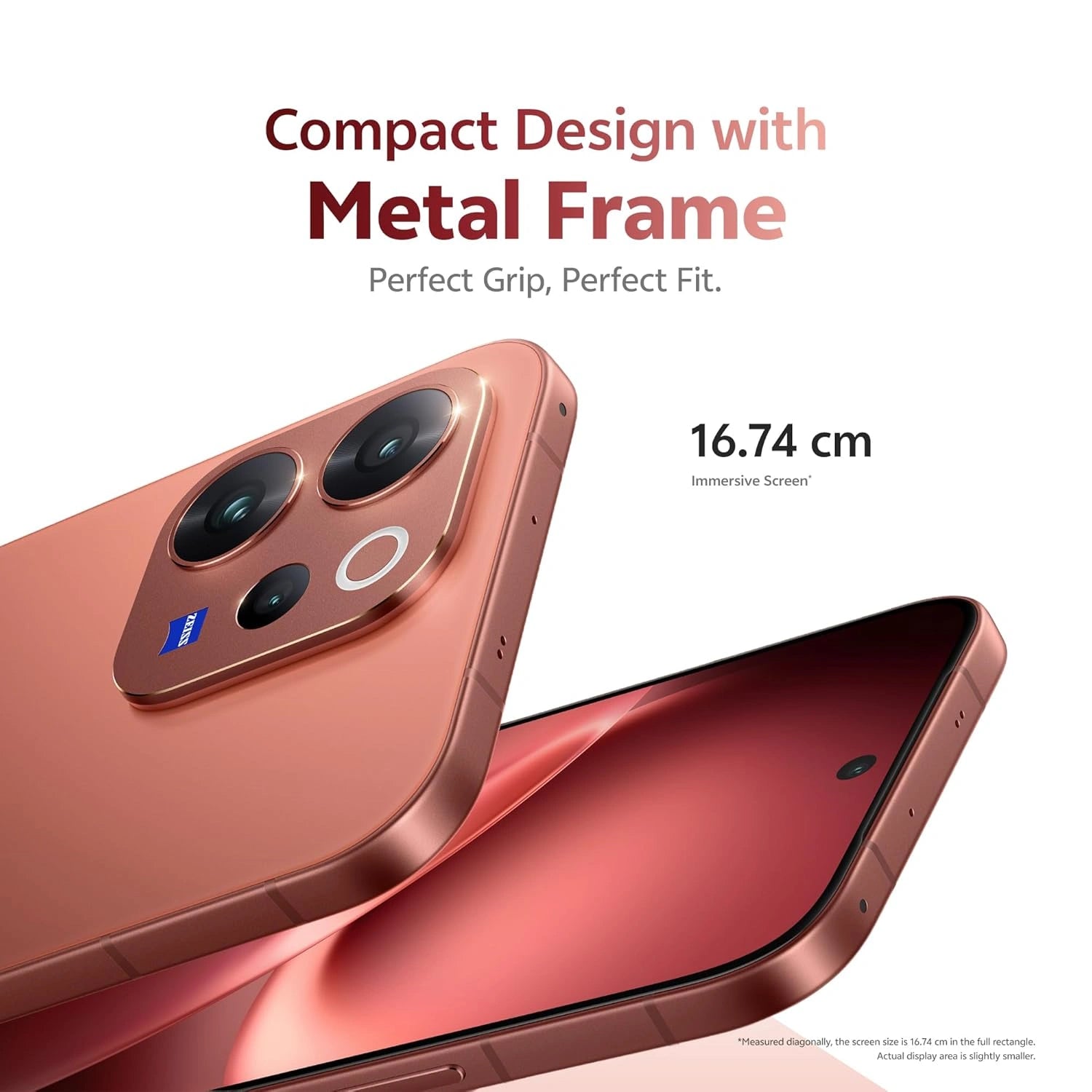 vivo V70 5G Activated Mobile with 50MP ZEISS Night Telephoto Camera, Snapdragon 7 Gen 4 Processor, 1.5K OLED Display and Premium Metal Frame Design