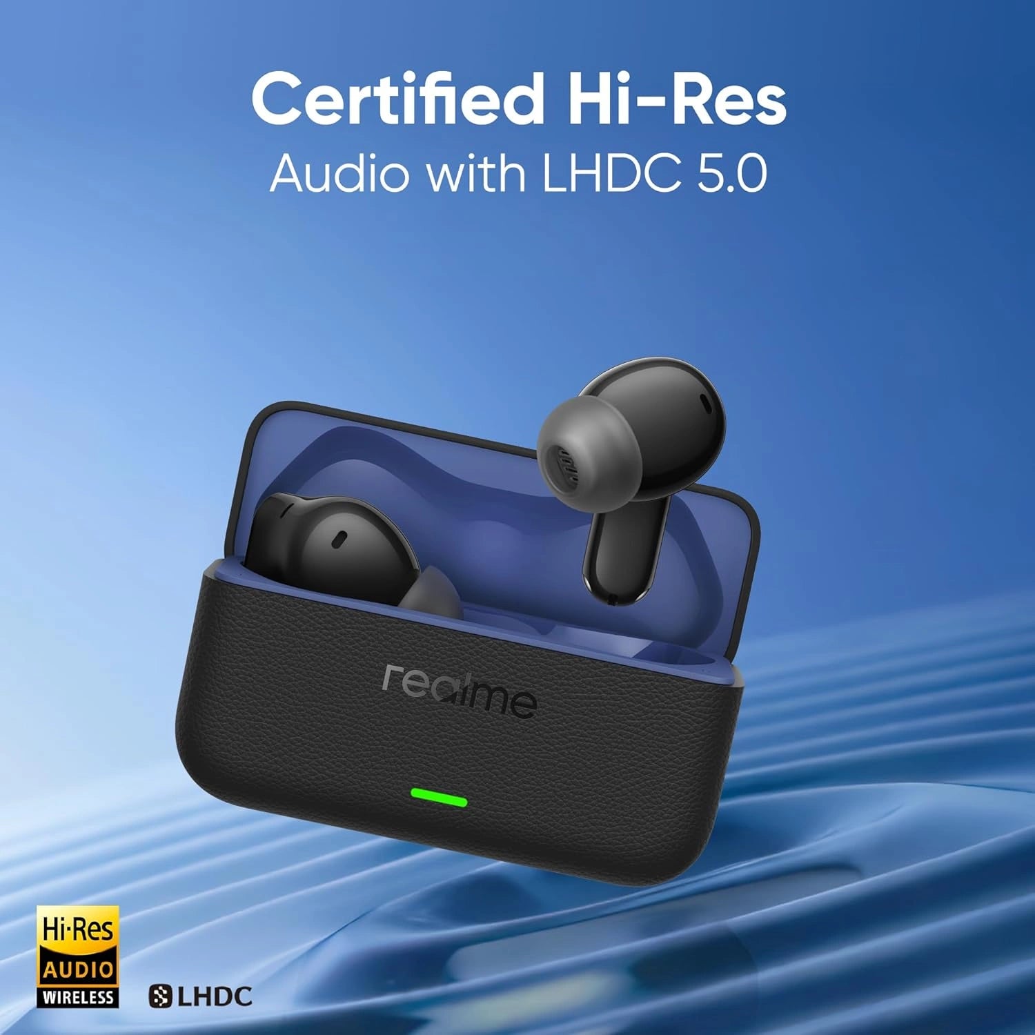 realme Buds T500 Pro Chocolate True Wireless Earbuds with 50dB ANC, 12.4mm Hi-Res Drivers, LHDC 5.0, Bluetooth 6.1, 56 Hours Playback and 6-Mic AI ENC - JJR Mart