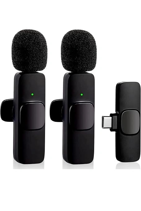 K9 Wireless Lavalier Microphone with Type-C Receiver for Android smartphones, perfect for video recording, YouTube, Instagram Reels, interviews and live streaming.