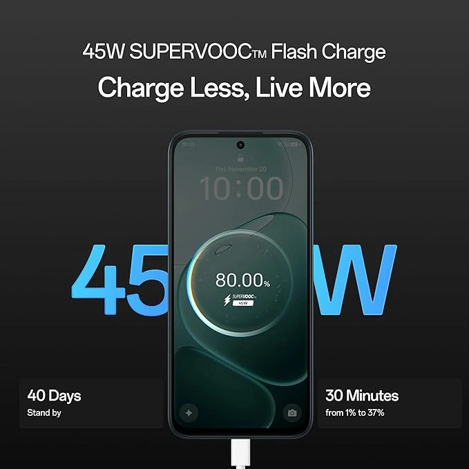 OPPO A6 5G with 7000mAh Battery, 45W SUPERVOOC Fast Charging, IP66/IP68/IP69 Waterproof Rating | JJR Mobiles JJR Mart Thoothukudi
