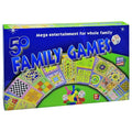 50 Family Games Collection with Multiple Classic Board Games, Playing Pieces and Dice | Toy Trendz by JJR MART