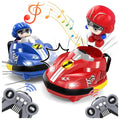 RC Battle Bumper Cars 2 Player Remote Control Toy with LED Lights and Sound | Toy Trendz JJR MART