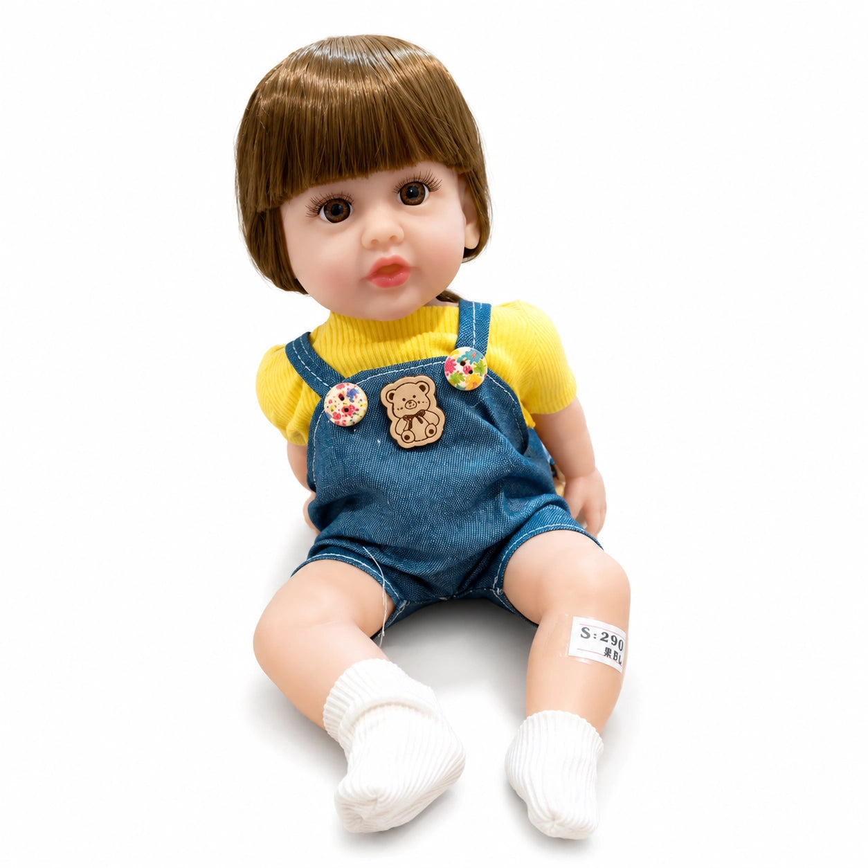 Soft silicone baby doll toy for kids with realistic design – Toy Trendz by JJR Mart