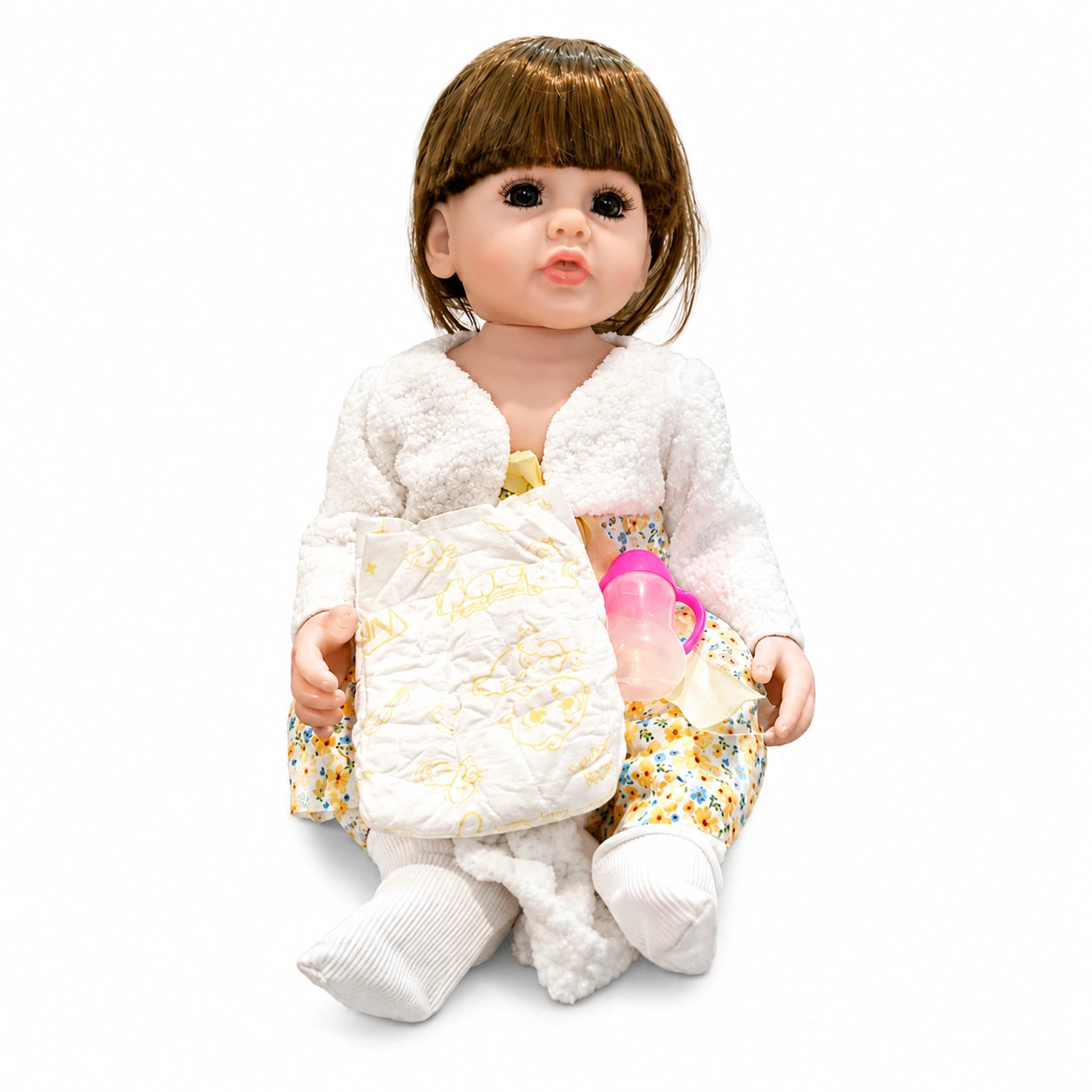 Soft silicone baby doll toy for kids with realistic design – Toy Trendz by JJR Mart