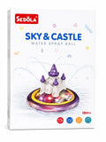 Sedola Sky and Castle Water Spray Ball toy with rotating castle, water spray effects, lights, and interactive play for toddlers.