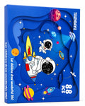 88 piece kids art kit with space theme design, drawing supplies, coloring tools, and creative activity set for children.
