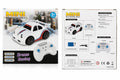 White Mini Dream Racing multifunctional RC car with remote controller and rechargeable battery from Toy Trendz JJR Mart.