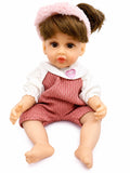 Cute baby doll toy with pink outfit, soft headband, and white background from Toy Trendz JJR Mart.