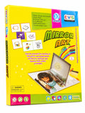 Mirror Art creative drawing and coloring activity kit for kids with mirror sheets, sketching tools, and fun educational art activities, available at Toy Trendz by JJR Mart Thoothukudi.