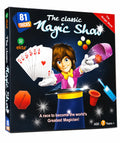 81 Tricks Classic Magic Show kit for kids with magic cards, cups, balls, and fun magician accessories for age 7+, available at Toy Trendz by JJR Mart Thoothukudi.