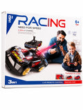 3 In 1 Racing RC car toy with 2.4GHz remote control, Need For Speed design, laser battle feature, and futuristic racing gameplay for kids age 6+, available at Toy Trendz by JJR Mart Thoothukudi.