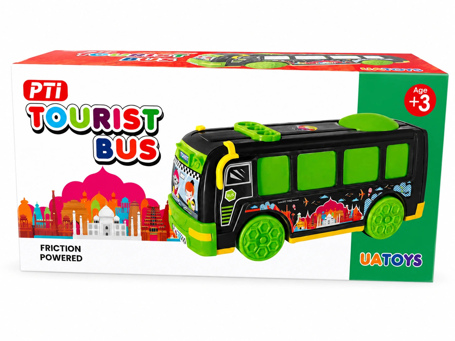 Tourist Bus Friction Toy