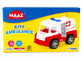 City Ambulance friction powered toy vehicle with opening door design for kids by Toy Trendz JJR Mart